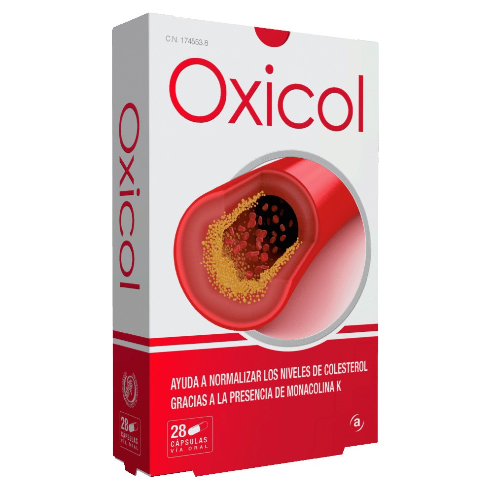 Oxicol complemento alimenticio colesterol 28 cápsulas