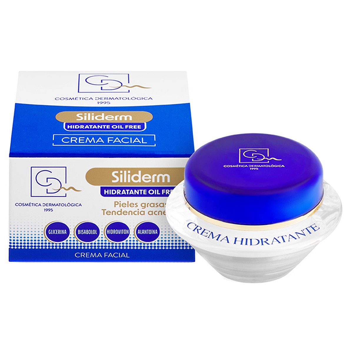 Siliderm crema hidratante oil free 50ml